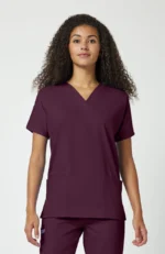 Women's 3-Pocket Dolman V-Neck Scrub Top