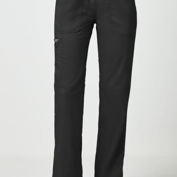 Women's Elastic Waist Cargo Pocket Scrub Pant