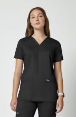 Women's 3-Pocket V-Neck Stretch Scrub Top