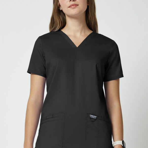Women's 3-Pocket V-Neck Stretch Scrub Top