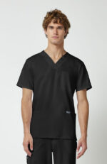 Men's Utility 3-Pocket V-Neck Scrub Top - Image 5