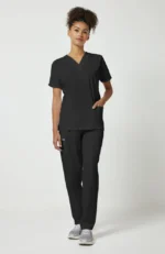 Women's 3-Pocket Dolman V-Neck Scrub Top - Image 4