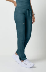 Women's Tapered Leg Drawstring Scrub Pant - Image 4