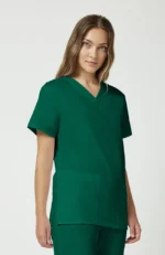 Unisex Scrub Set: 2-Pocket V-Neck Top & Drawstring Pant - Image 4