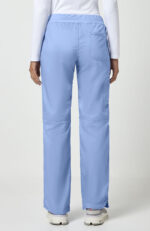 Women's Elastic Waist Cargo Pocket Scrub Pant - Image 5