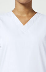 Unisex Scrub Set: 2-Pocket V-Neck Top & Drawstring Pant - Image 3