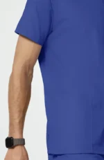 Unisex Scrub Set: 2-Pocket V-Neck Top & Drawstring Pant - Image 3