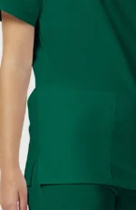 Unisex Scrub Set: 2-Pocket V-Neck Top & Drawstring Pant - Image 11