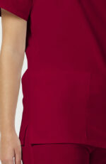 Unisex Scrub Set: 2-Pocket V-Neck Top & Drawstring Pant - Image 8