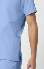 Unisex Scrub Set: 2-Pocket V-Neck Top & Drawstring Pant - Image 28