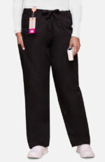 Unisex Drawstring 2-Pocket Cargo Scrub Pant