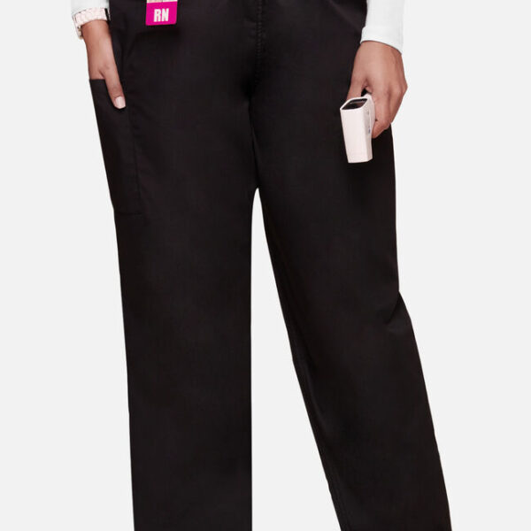 Unisex Drawstring 2-Pocket Cargo Scrub Pant