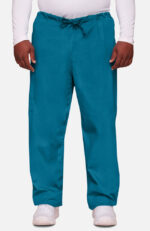 Unisex Drawstring 2-Pocket Cargo Scrub Pant - Image 3
