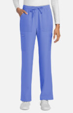 Women's Drawstring Cargo Straight Leg Scrub Pant - Image 3