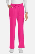 Women's Drawstring Cargo Straight Leg Scrub Pant - Image 4