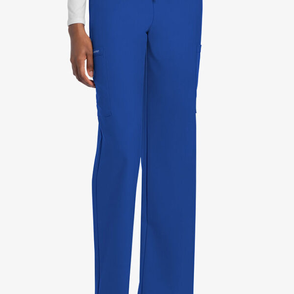 Unisex 3-Pocket Drawstring Straight Leg Scrub Pant