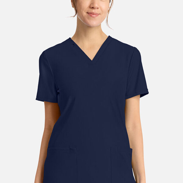 Women's 2-Pocket V-Neck Scrub Top