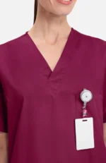 Unisex V-Neck 3-Pocket Scrub Top - Image 5