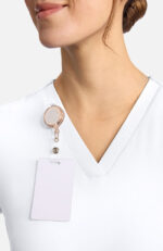 Women's 2-Pocket V-Neck Scrub Top - Image 3
