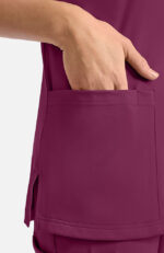 Women's 2-Pocket V-Neck Scrub Top - Image 5