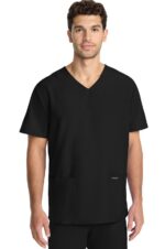 Unisex Scrub Set: 2-Pocket V-Neck Top & Drawstring Pant - Image 10