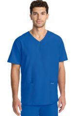 Unisex Scrub Set: 2-Pocket V-Neck Top & Drawstring Pant - Image 6