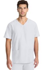 Unisex Scrub Set: 2-Pocket V-Neck Top & Drawstring Pant - Image 3