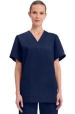 Unisex V-Neck 3-Pocket Scrub Top - Image 5