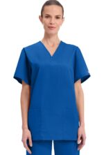 Unisex V-Neck 3-Pocket Scrub Top - Image 6