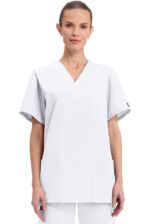 Unisex V-Neck 3-Pocket Scrub Top - Image 7