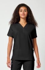 Women's 3-Pocket Dolman V-Neck Scrub Top - Image 6