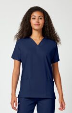 Women's 3-Pocket Dolman V-Neck Scrub Top - Image 8