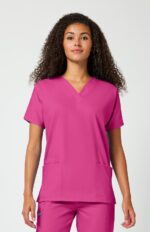 Women's 3-Pocket Dolman V-Neck Scrub Top