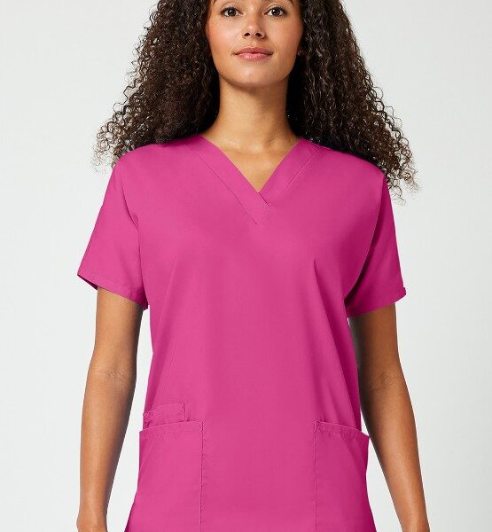 Women's 3-Pocket Dolman V-Neck Scrub Top