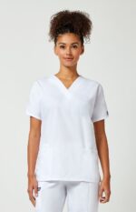 Women's 3-Pocket Dolman V-Neck Scrub Top - Image 11