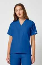 Unisex V-Neck 1 Pocket Scrub Top - Image 6