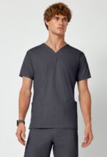 Unisex Scrub Set: 2-Pocket V-Neck Top & Drawstring Pant - Image 7